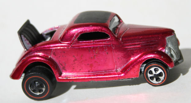 Hot Wheels Redline Classic 36 Ford Coupe Cast 1969 USA Hot Pink